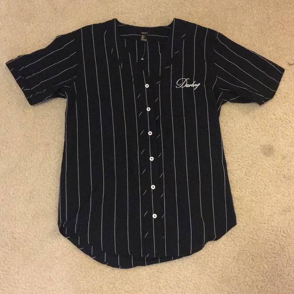 baseball shirt button up